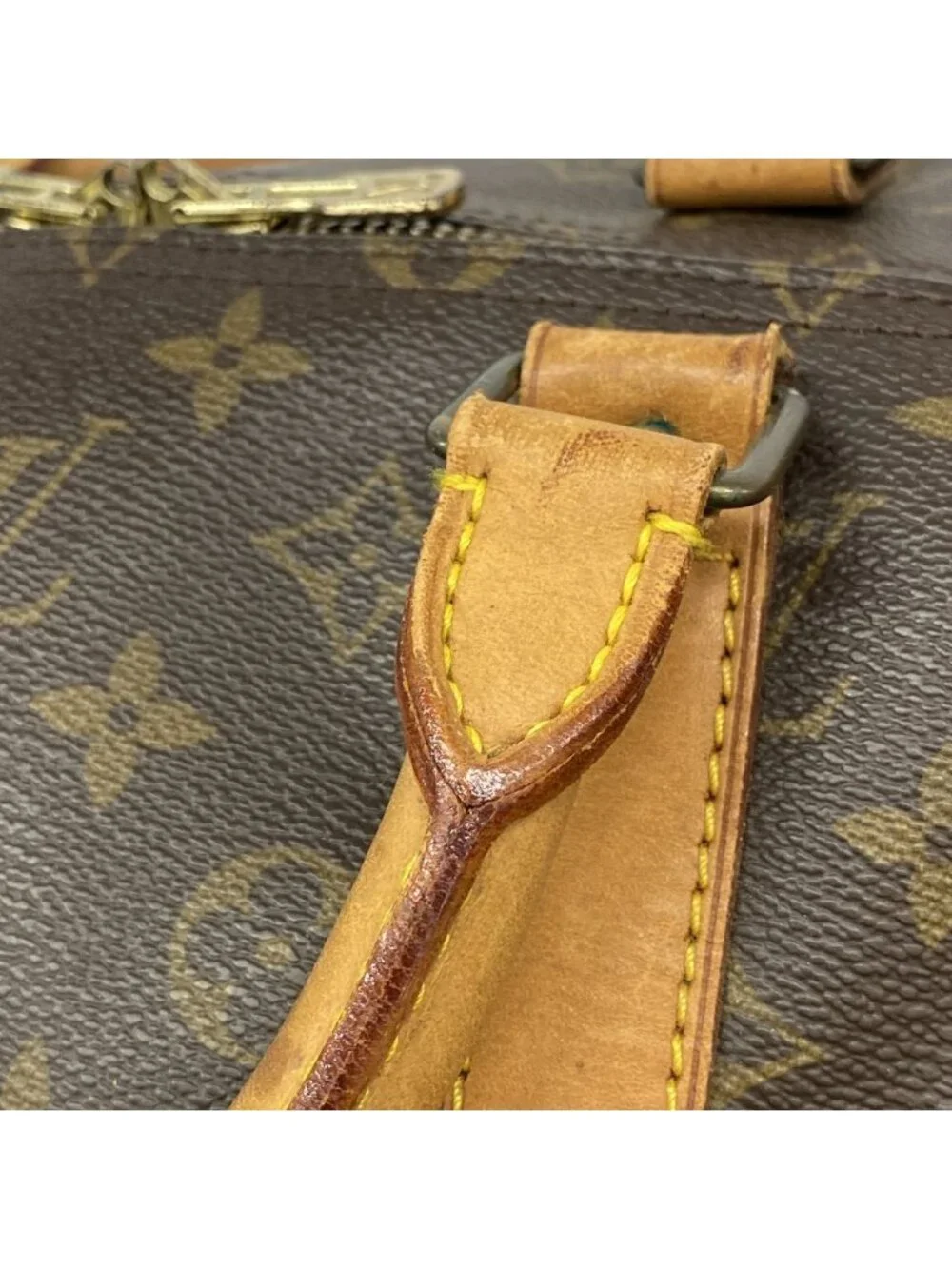 Louis Vuitton Boston Bag Monogram Keepall 55 Brown
